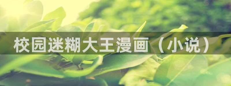 虫虫漫画韩漫在线免费观看：校园迷糊大王漫画（小说）